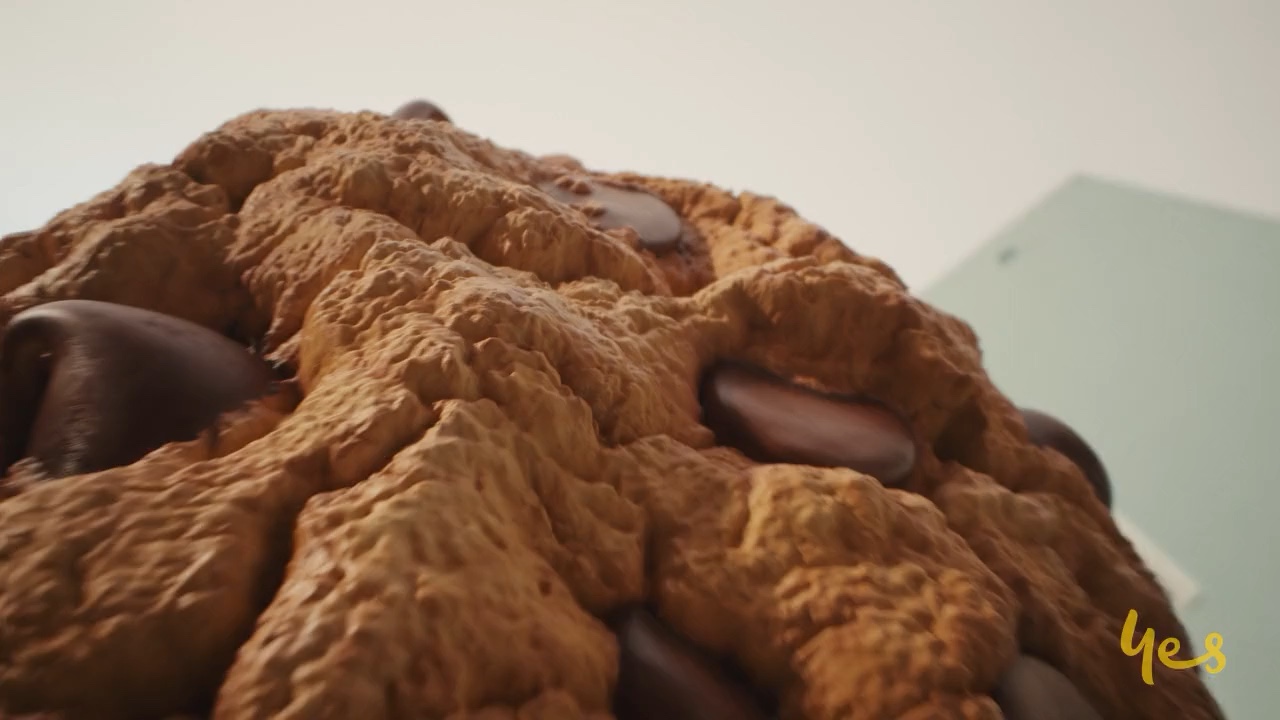 Close-up of Smart Cookie holding a Samsung phone